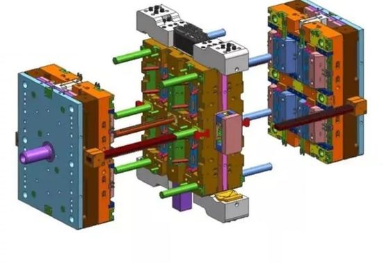 P20 Steel Stack Injection Mold Base Precision Ra0.4 Surface Roughness