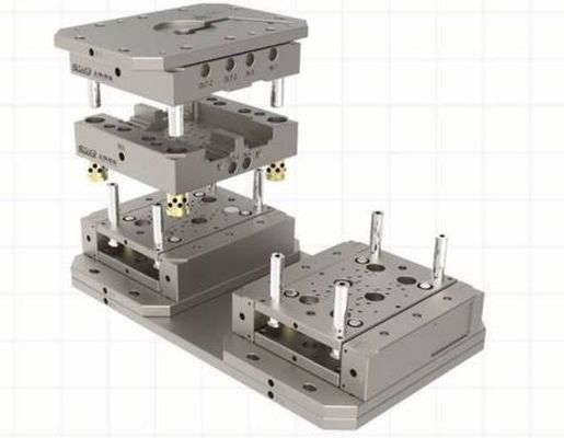 2 Shots Injection Plastic Mold Base Precision Dimension Rotable